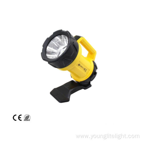 Portable battery operated LED spot search light